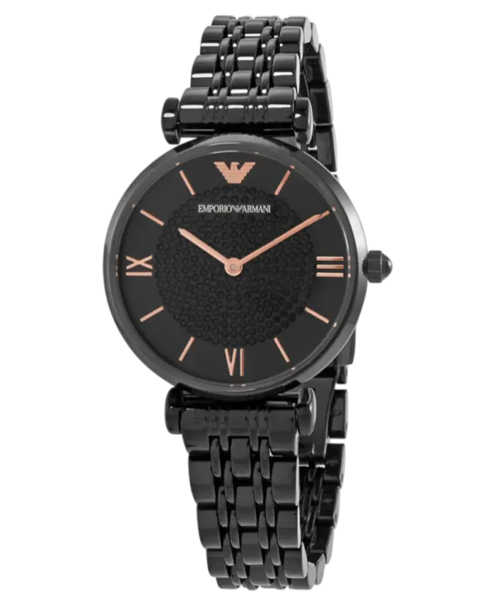 Emporio Armani Gianni Svart/Stål 32 mm - Bild 2