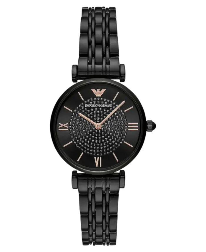 Emporio Armani Gianni Svart/Stål 32 mm - Bild 1