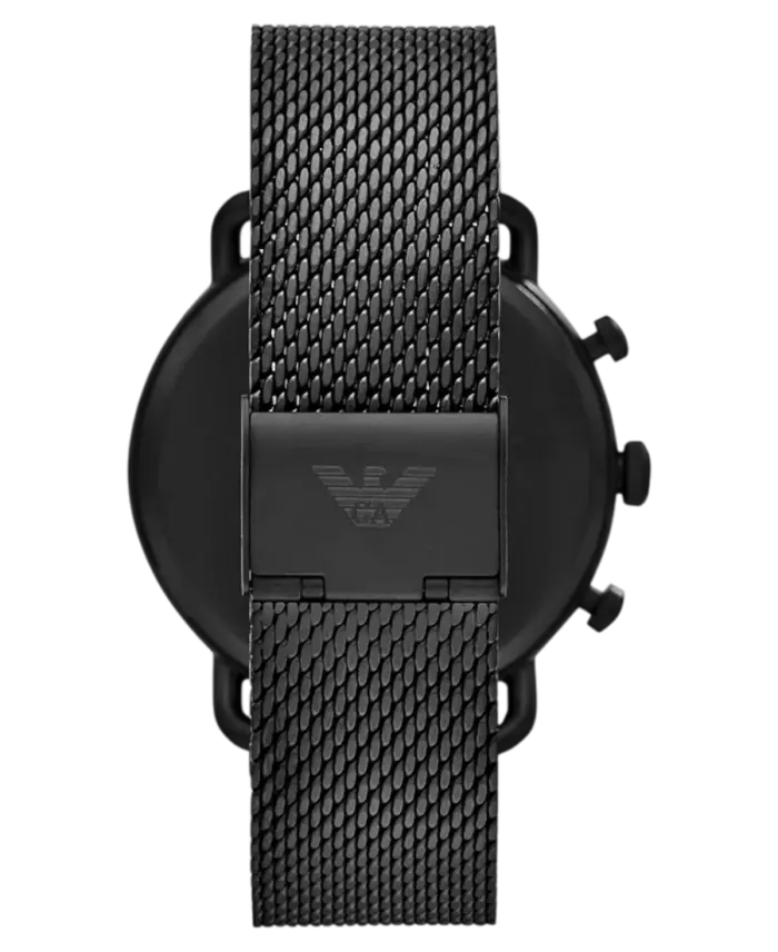 Emporio Armani Aviator Svart/Stål 43 mm - Bild 3