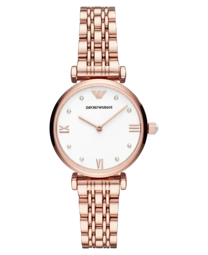 Emporio Armani Rostfritt stål, Roséguldtonad 32 mm - Bild 1