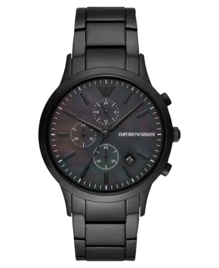 Emporio Armani Renato Svart/Stål 43 mm