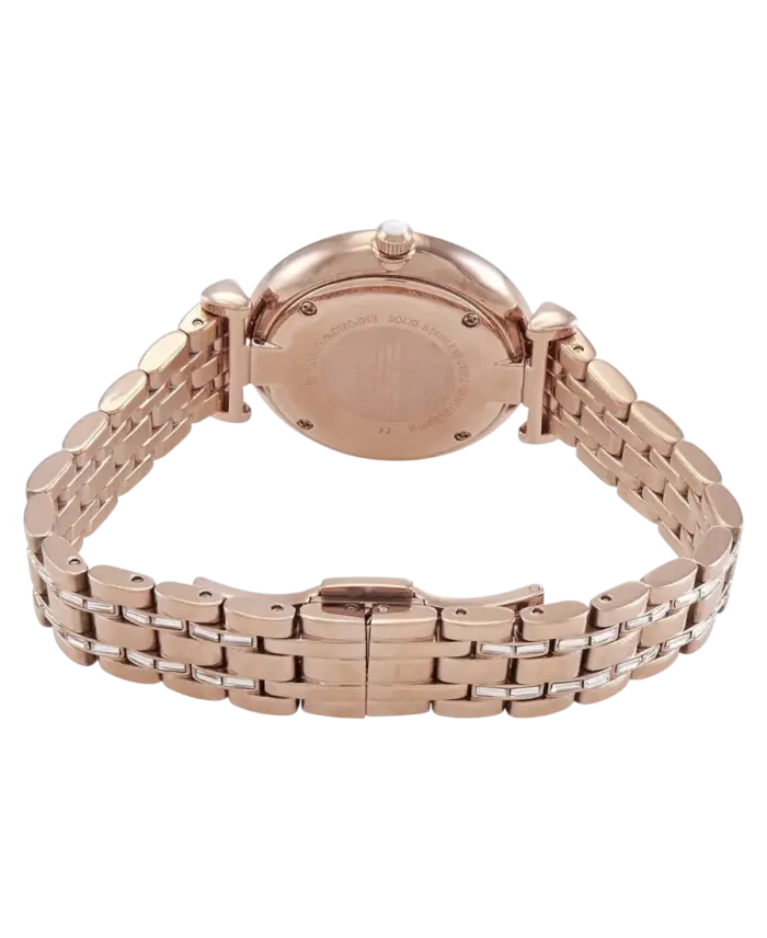 Emporio Armani Gianni T-Bar Flerfärgad/Roséguldstonat stål 32 mm - Bild 3