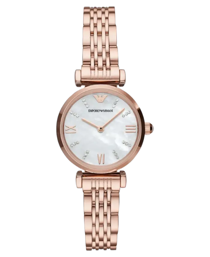 Emporio Armani Gianni T-Bar Flerfärgad/Roséguldstonat stål 28 mm - Bild 1