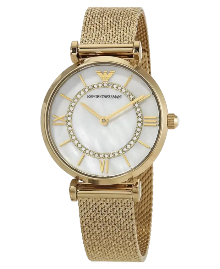 Emporio Armani Gianni T-Bar Flerfärgad/Guldtonat stål 32 mm - Bild 2