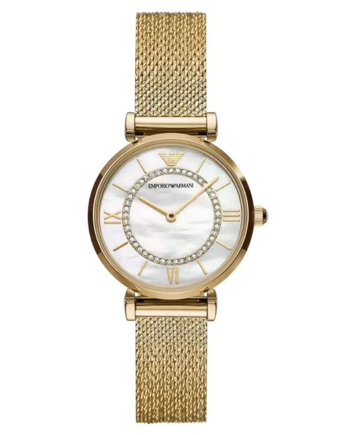 Emporio Armani Gianni T-Bar Flerfärgad/Guldtonat stål 32 mm - Bild 1