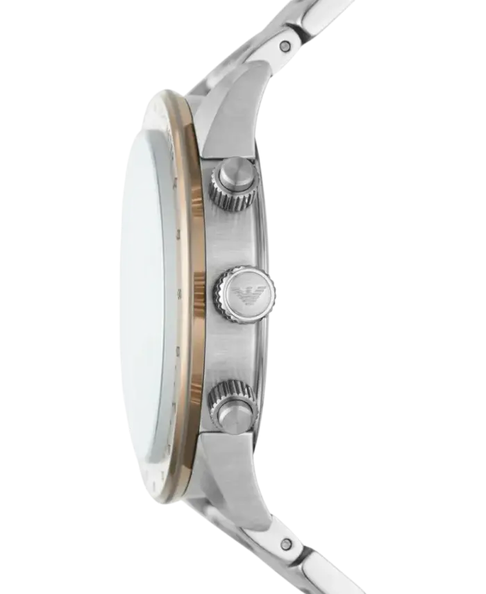 Emporio Armani Mario Roséguldstonad/Stål 43 mm - Bild 2