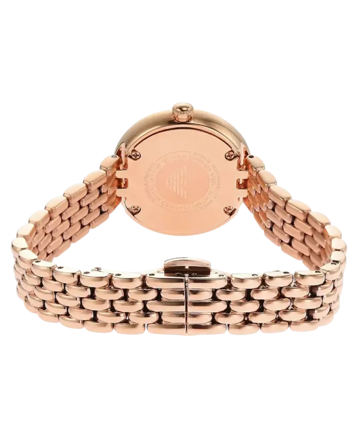 Emporio Armani Rosa Pärlemor/Roséguldstonat stål 30 mm - Bild 3