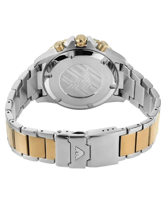 Emporio Armani Kvarts Grön/Guldstål 43 mm - Bild 3