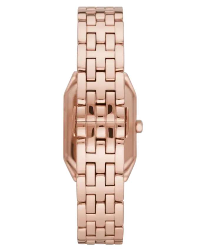 Emporio Armani Gioia Vit/Roséguldstonat stål 24 mm - Bild 3