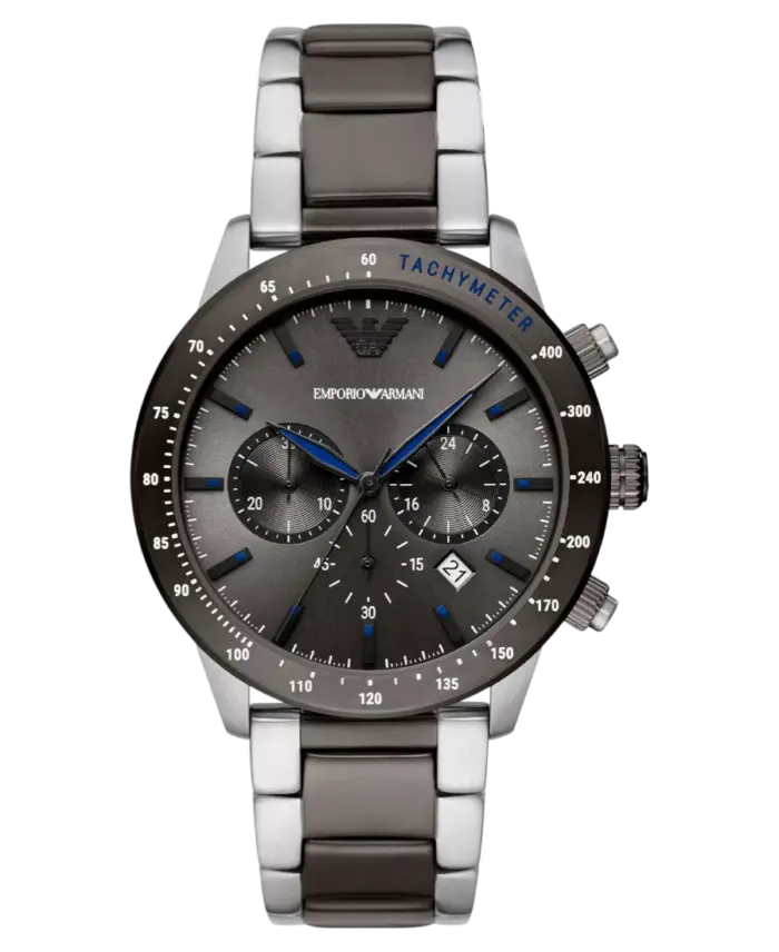 Emporio Armani Mario Grey/Steel 43 mm - Bild 1