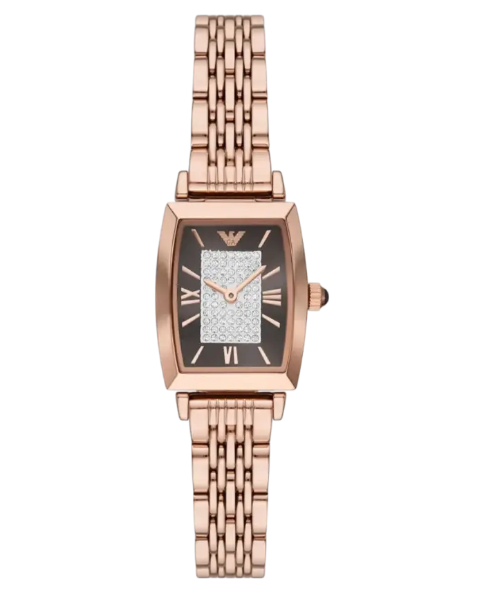 Emporio Armani Matteo Blå/Svart stål 42 mm - Bild 1