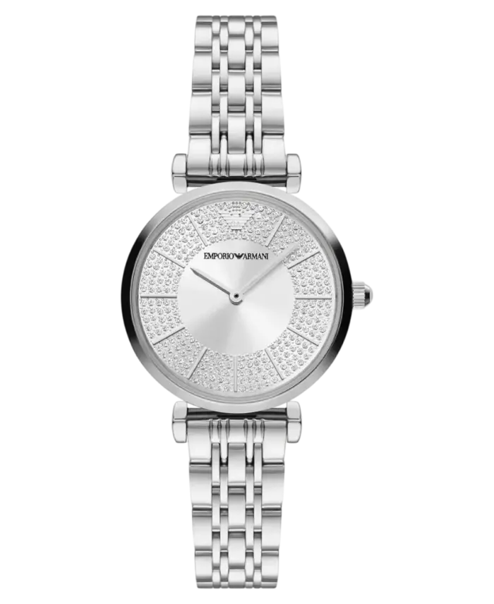 Emporio Armani Gianni T-Bar Silverfärgad/Stål 32 mm - Bild 1