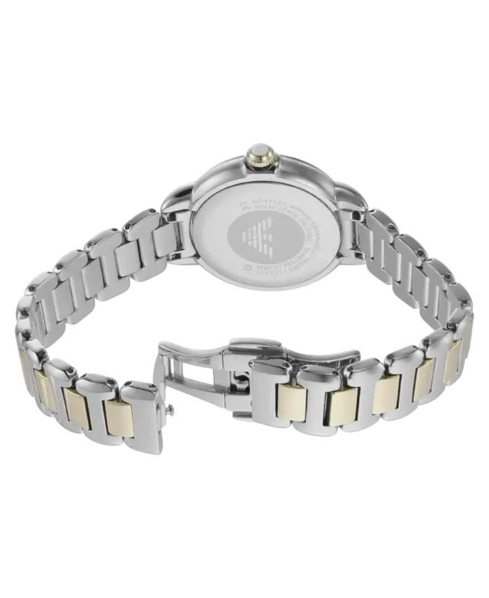 Emporio Armani Mia Vit/Guldtonat stål 32 mm - Bild 3
