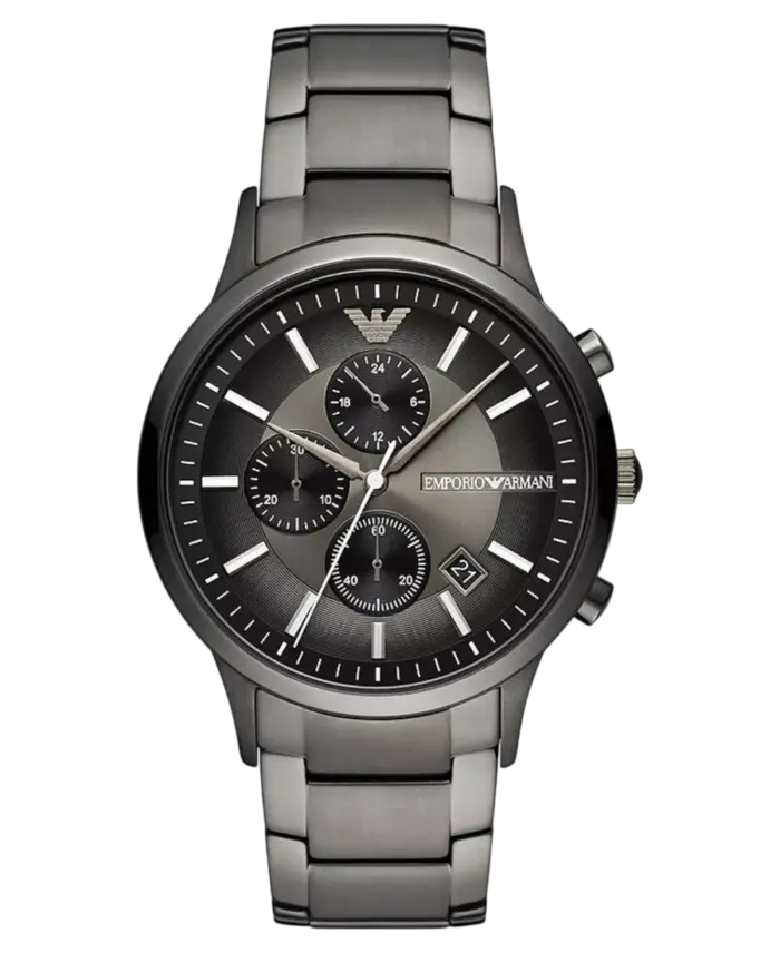 Emporio Armani Mario Svart/Stål 43 mm
