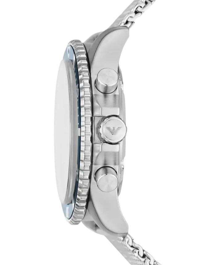 Emporio Armani World Explorer Blå/Stål 42 mm - Bild 2