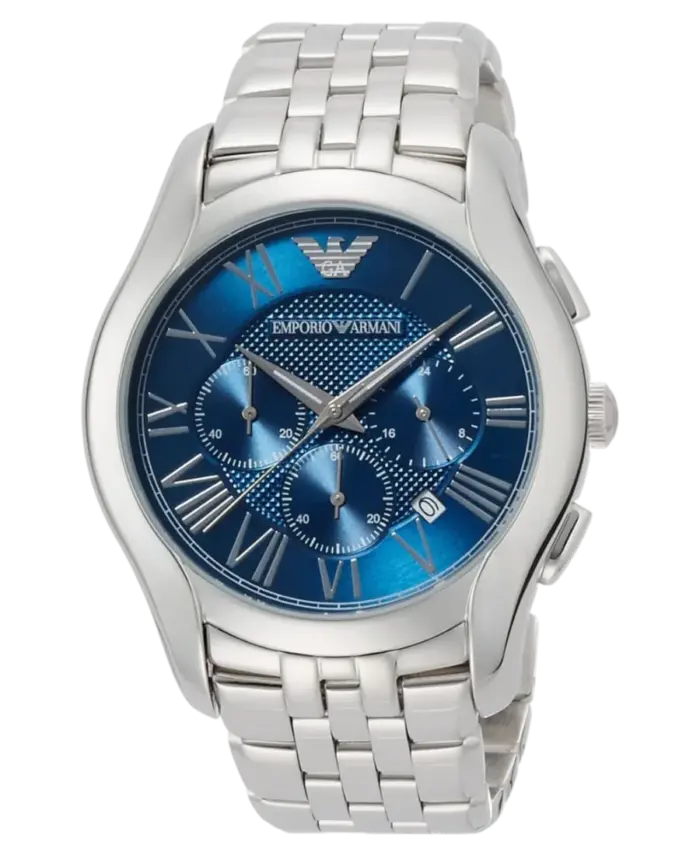 Emporio Armani Dress Blå/Stål 45 mm - Bild 2