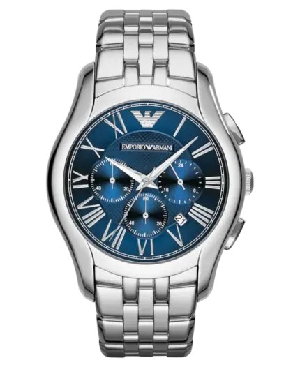 Emporio Armani Dress Blå/Stål 45 mm