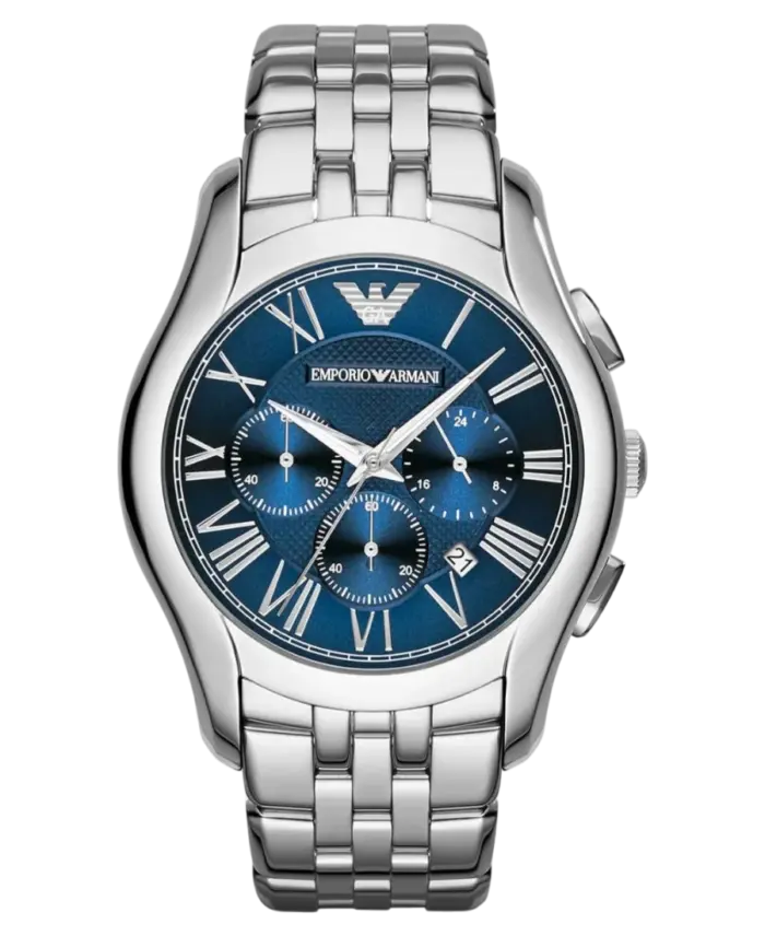 Emporio Armani Dress Blå/Stål 45 mm