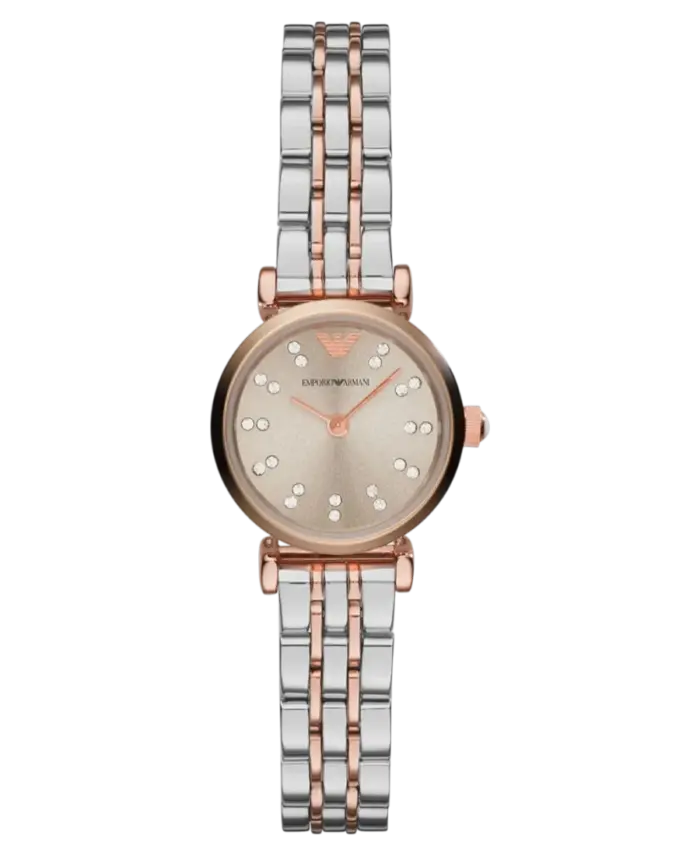 Emporio Armani Two-Hand Rose-Gold/Stål 22 mm - Bild 1