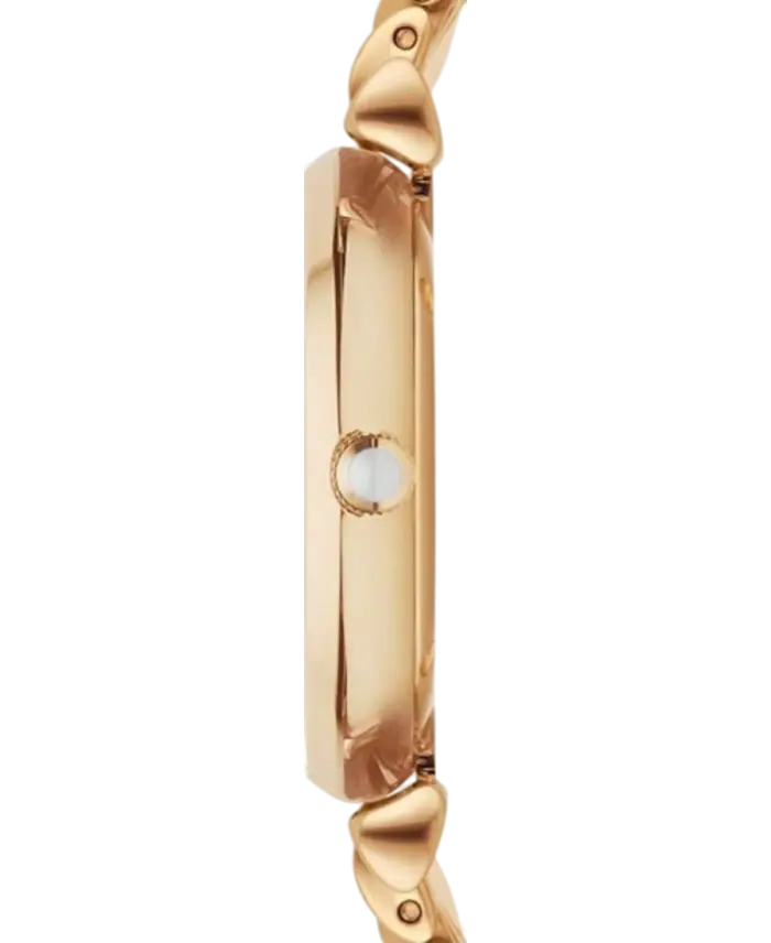 Emporio Armani Dress Vit/Gulguldtonat stål 32 mm - Bild 2
