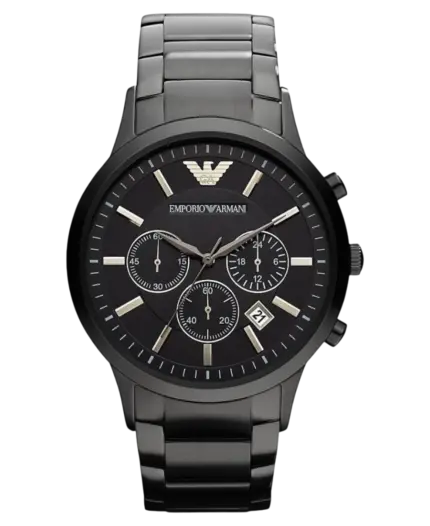 Emporio Armani Classic Kvarts Svart/Stål 43 mm