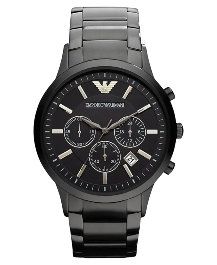 Emporio Armani Classic Kvarts Svart/Stål 43 mm - Bild 1