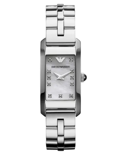 Emporio Armani Donna Vit/Stål 19 mm