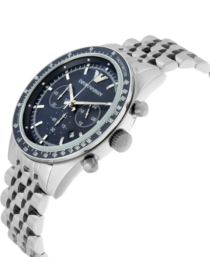 Emporio Armani Sportivo Blå/Stål 46 mm - Bild 2