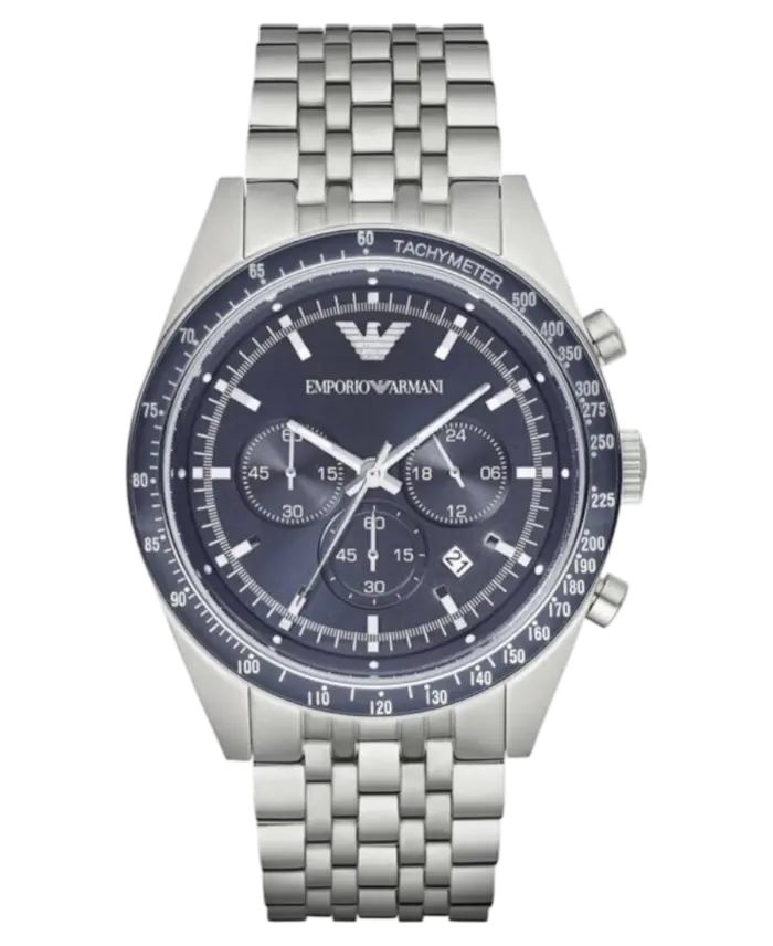 Emporio Armani Sportivo Blå/Stål 46 mm - Bild 1