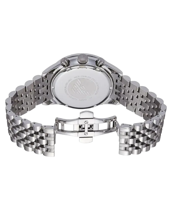 Emporio Armani Sportivo Kvarts Silverfärgad/Stål 46 mm - Bild 3