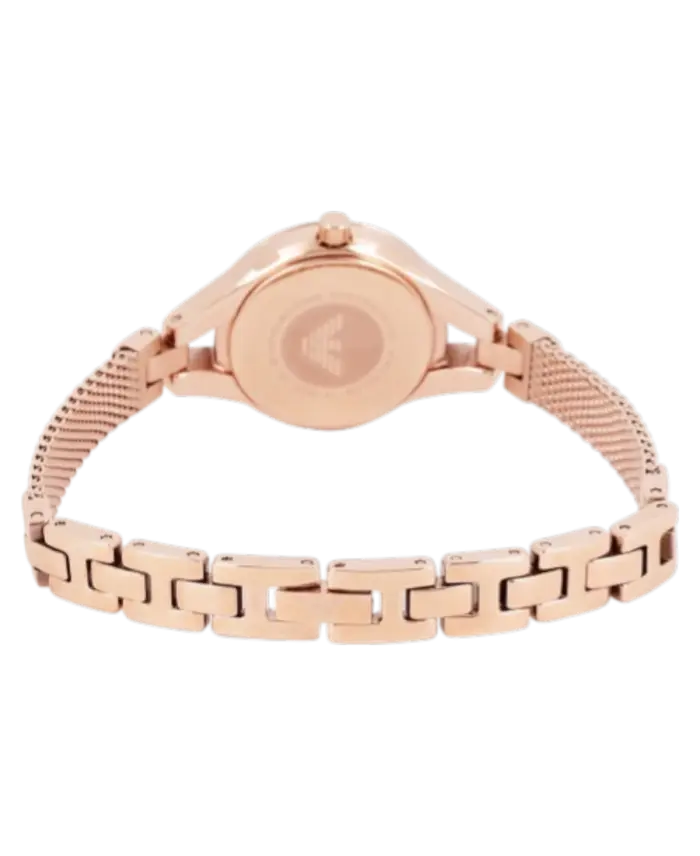 Emporio Armani Classic Silverfärgad/Roséguldstonat stål 26 mm - Bild 3