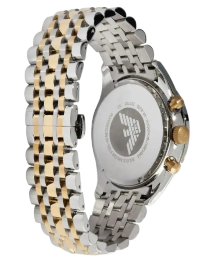Emporio Armani Tazio Tvåfärgad/Blå 46 mm - Bild 3