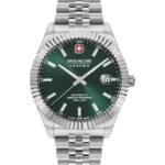 SWISS MILITARY Diligenter Automatisk Grön/Stål 41 mm SMWGL0002103