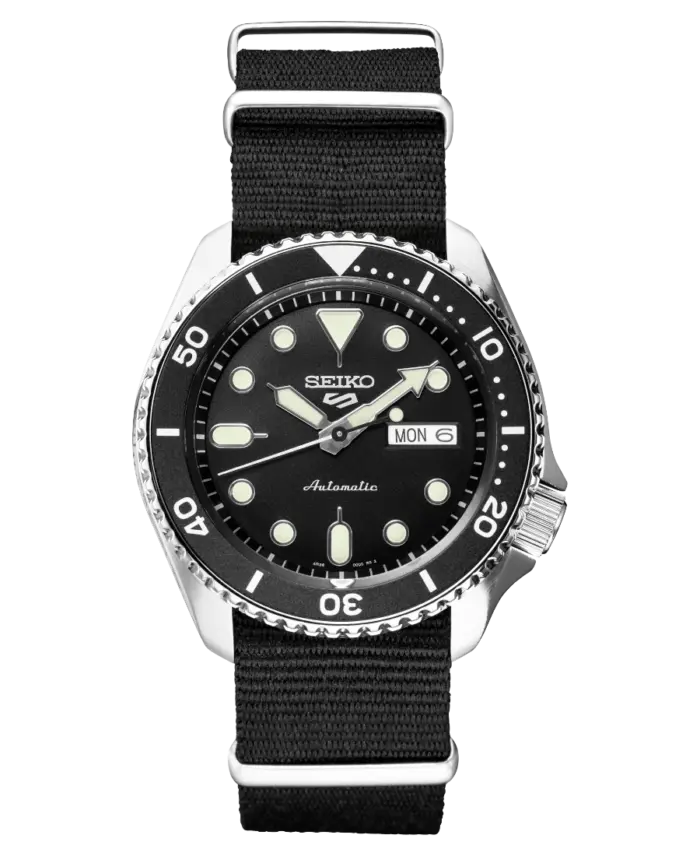 Seiko 5 Sports Automatisk Svart/Nylon 43 mm - Bild 1