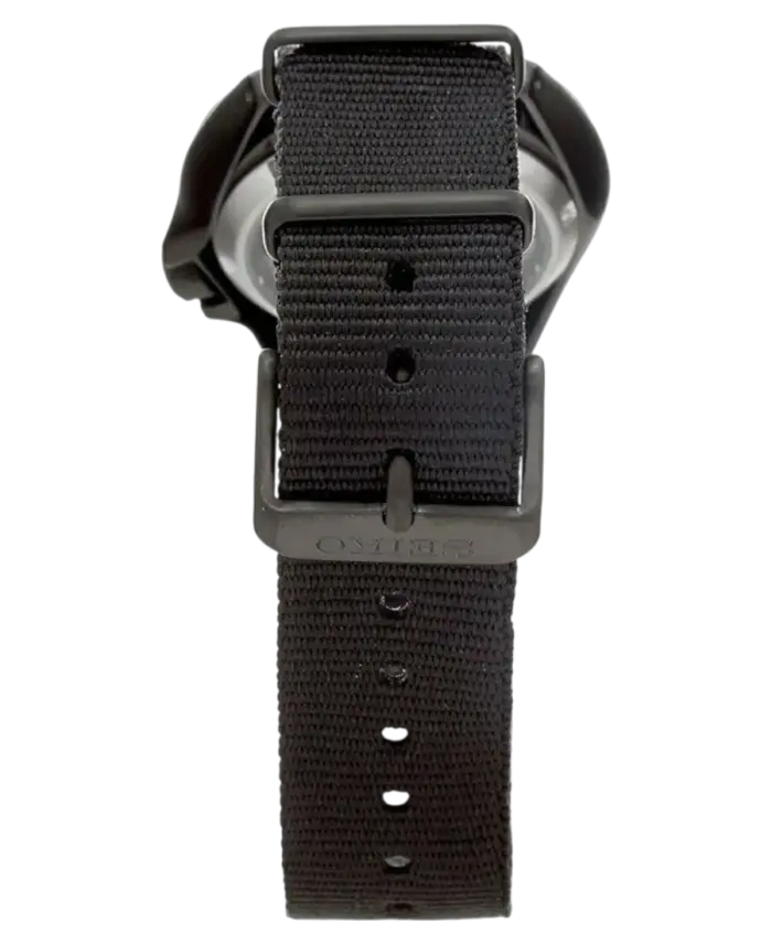 Seiko Automatisk Svart/Textil 40 mm - Bild 3