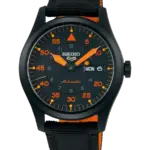 SEIKO 5 Sports Automatisk Svart/Läder 39.4 mm SRPH33K1