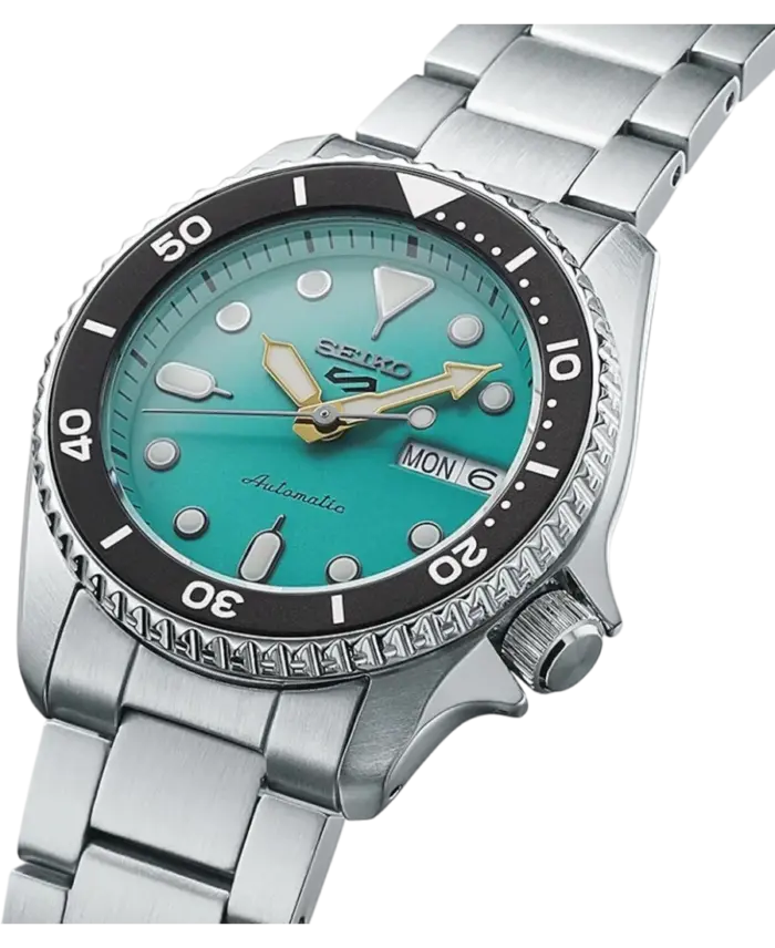 Seiko 5 Sports Automatisk Grön/Stål 38 mm - Bild 2
