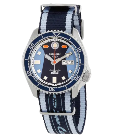SEIKO 5 Sports Automatisk Blå/Textil 43 mm SRPK37K1