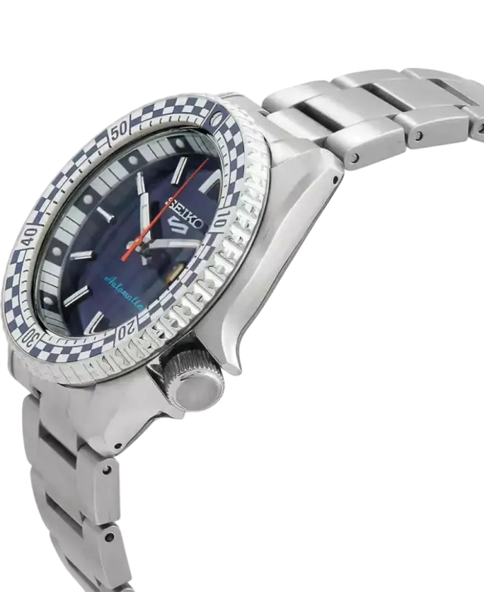 Seiko 5 Automatisk Blå/Stål 42.5 mm - Bild 2