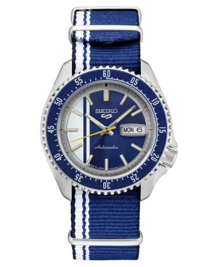 Seiko 5 Sports Automatisk Blå/Textil 42.5 mm