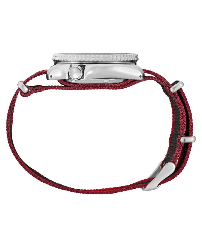 Seiko 5 Sports Automatisk Röd/Svart Nylon 42.5 mm - Bild 2