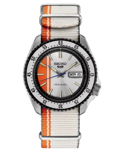 Seiko 5 Sports Automatisk Orange/Nylon 42.5 mm