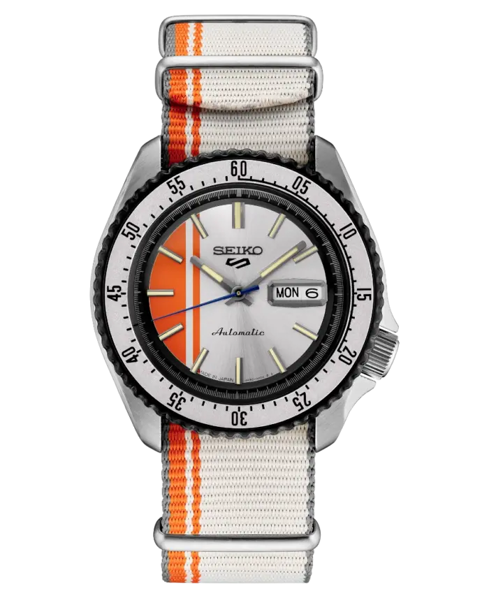 Seiko 5 Sports Automatisk Orange/Nylon 42.5 mm - Bild 1