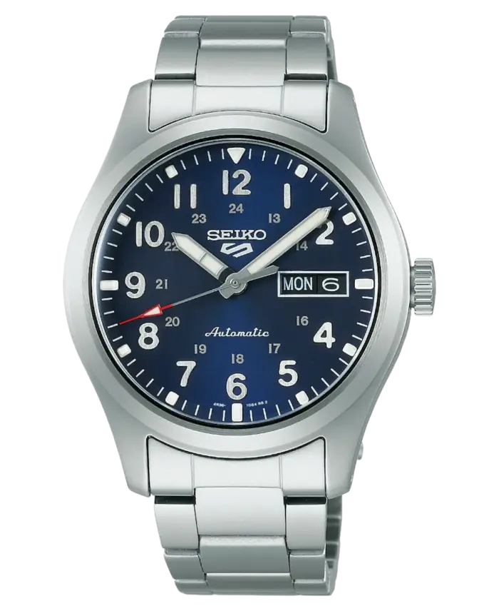 Seiko 5 Automatisk Blå/Stål 42 mm - Bild 1