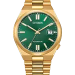 Citizen Tsuyosa Automatisk Grön/Gulguldtonat 40 mm
