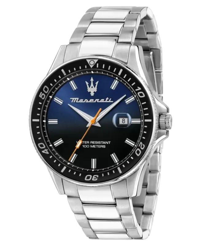 Maserati herrklocka Sfida Blå/Stål 44 mm R8853140001