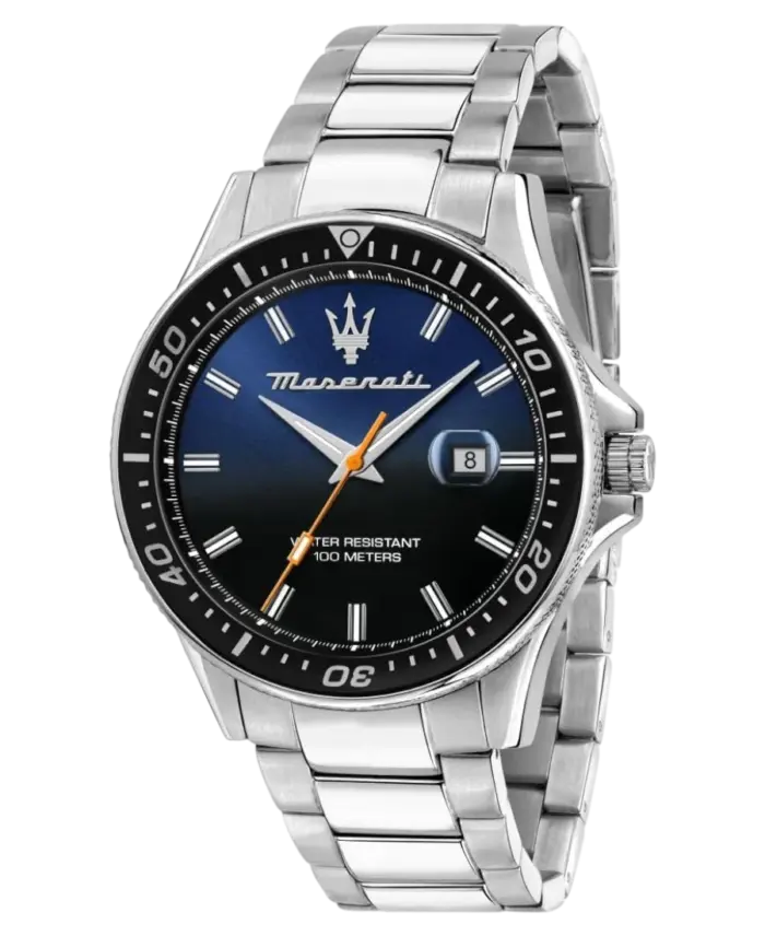 Maserati herrklocka Sfida Blå/Stål 44 mm R8853140001