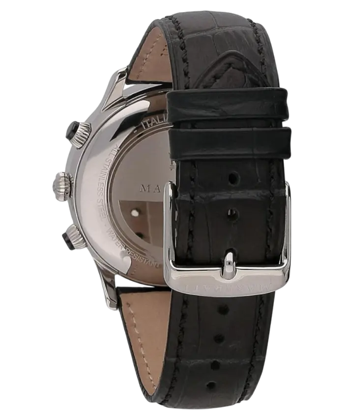 Maserati herrklocka Ricordo Silver/Läder 42 mm R8871633001