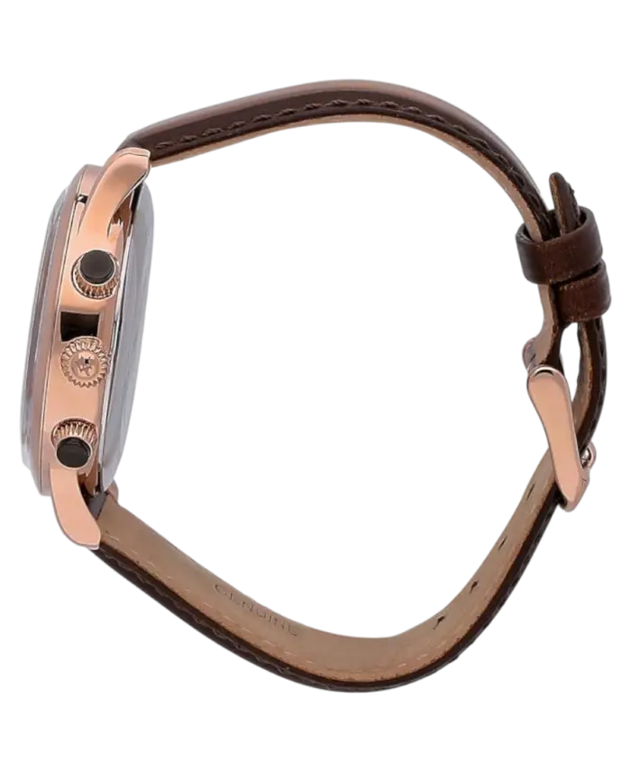 Maserati herrklocka Ricordo Roséguld/Läder 42 mm R8871633002