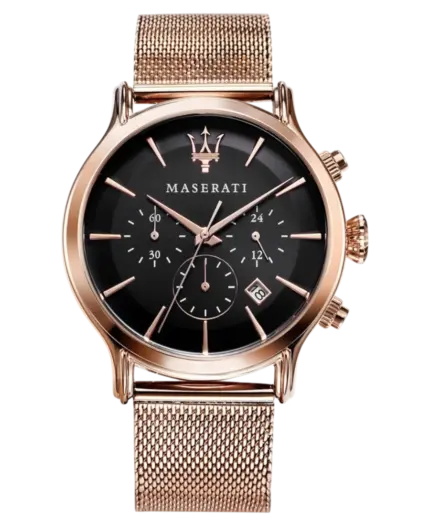 Maserati herrklocka Epoca Svart/Roséguld 42 mm R8873618005